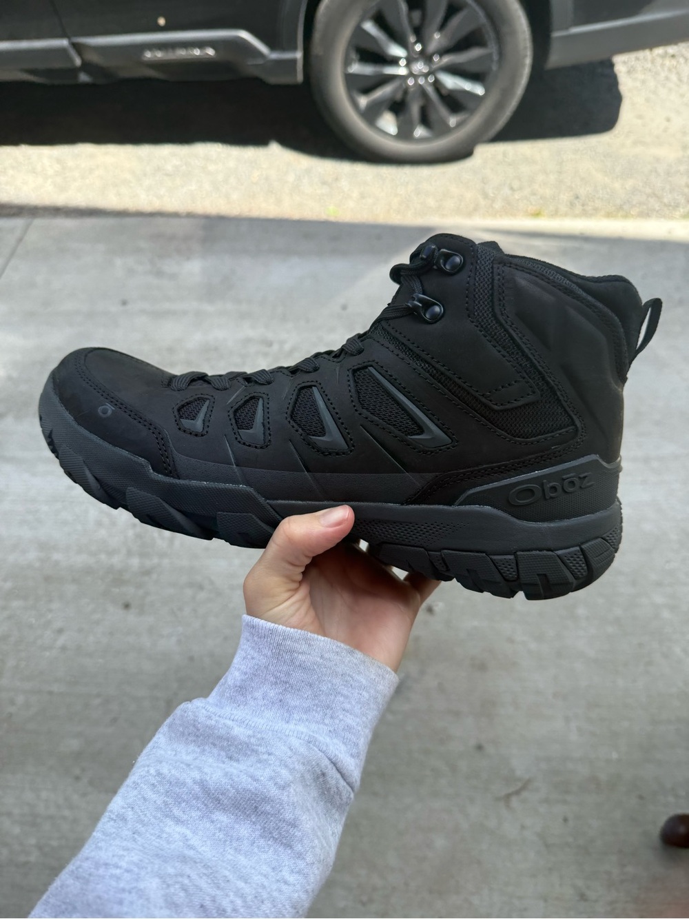 Oboz Men's Black All-Terrain Mid Boot